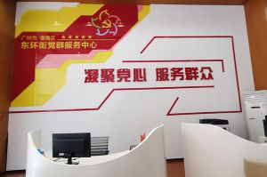 九游(中国)集团党支部书记陈文舒到东环街党群企综合服务中心参访交流