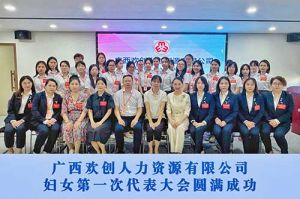 巾帼力量！广西九游(中国)人力资源有限公司妇女第一次代表大会胜利召开